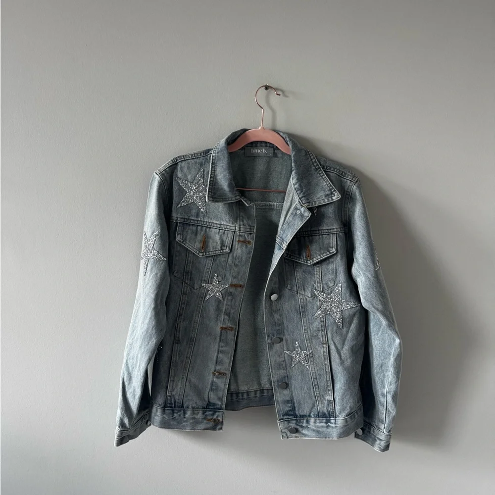 Sparkling Star Denim Jacket - Picture 2 of 4